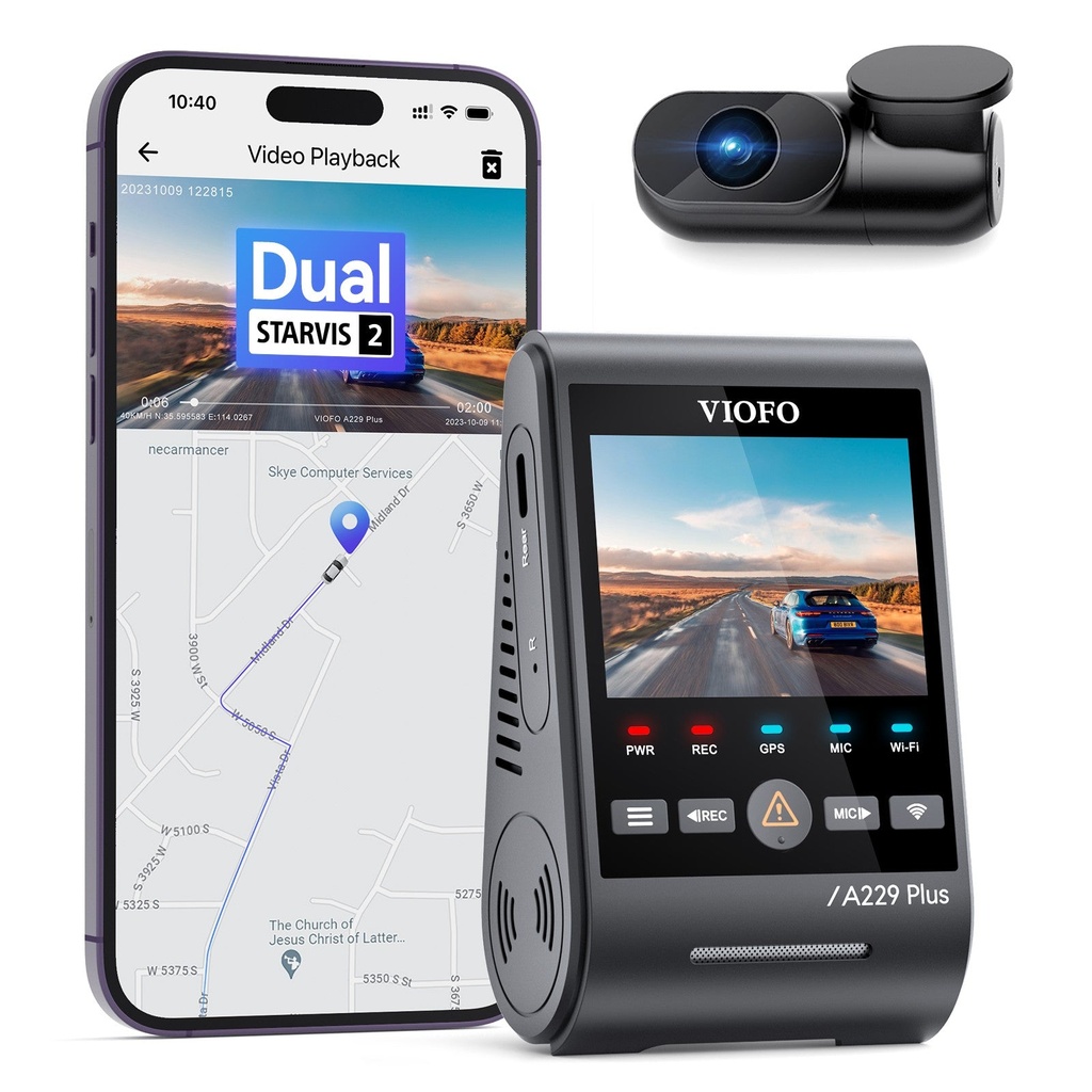 VIOFO A229 Plus 2CH Dash Cam