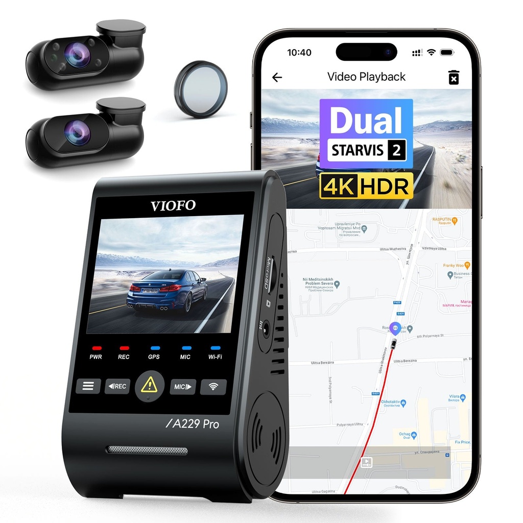 VIOFO A229 Pro 3CH Dash Cam